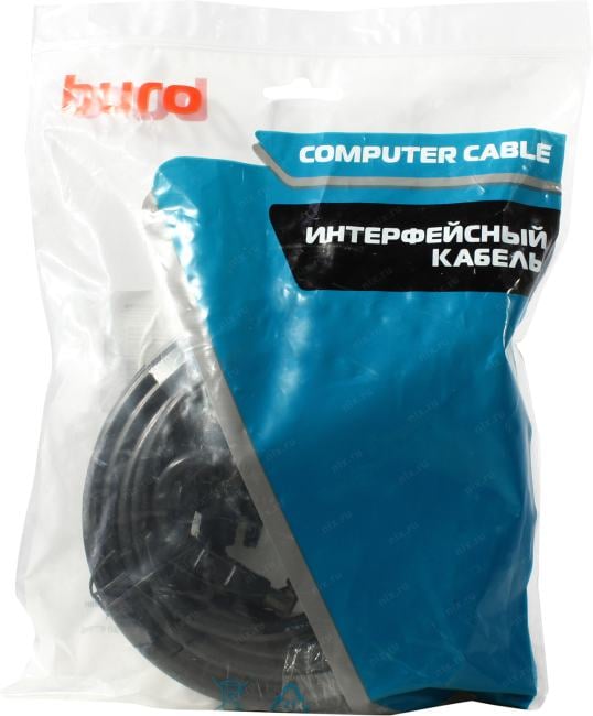 Buro <HDMI-19M-DVI-D-10M> Кабель HDMI to DVI-D (19M -25M)  10м 2фильтра <817224>