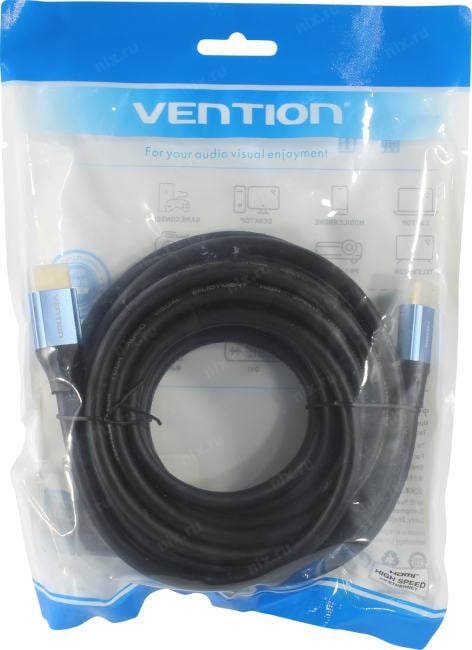 Vention <ALHSJ> Кабель HDMI to HDMI (19M  -19M) 5м ver2.0