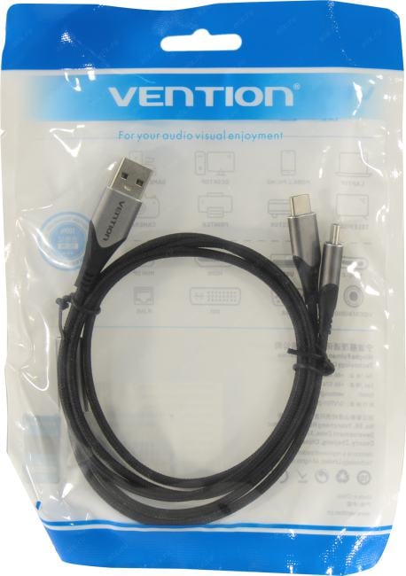 Vention <CQOHF> Кабель USB2.0 AM  --> 2xUSB-CM 1м