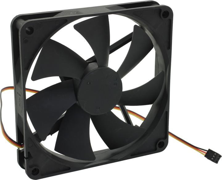 <085090> Вентилятор для корпуса 140mm Gembird S14025H-3P4M (3 pin/4pin Molex, 140x140x25мм, провод 30см) [S14025H-3P4M]