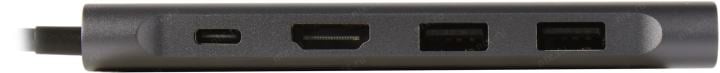 UGREEN <70411> 2xUSB3.0+USB-C+HDMI+PD+SD/microSD Card  Reader, подкл. USB-C