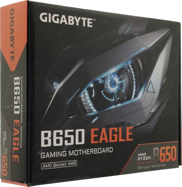 GIGABYTE B650 EAGLE Rev1.0/1.2 (RTL) AM5 <B650> 4xPCI-E HDMI+DP GbLAN SATA  RAID ATX 4DDR5
