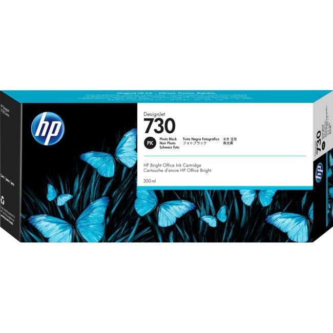 Картридж HP 730 Photo Black для DesignJet T1600/T1600dr/T1600PS/T1700/T1700dr/T2600PS/T2600dr 300 ml ( P2V73A )