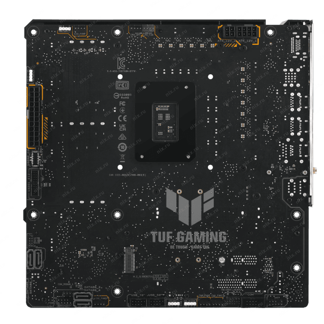 ASUS TUF GAMING B760M-BTF WIFI (RTL) LGA1700 <B760> 2xPCI-E HDMI+DP 2.5GbLAN+WiFi+BT  SATA MicroATX 4DDR5