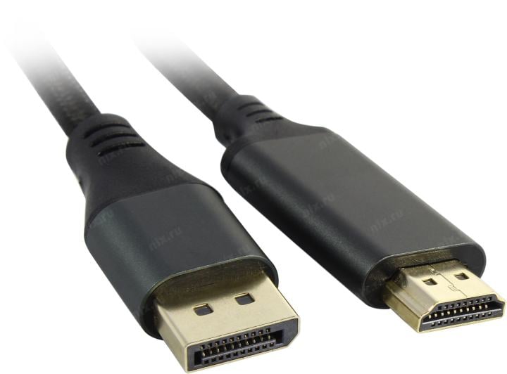 Cablexpert <CC-DP-HDMI-4K-6> Кабель-переходник DisplayPort (M) ->  HDMI (M) 1.8м