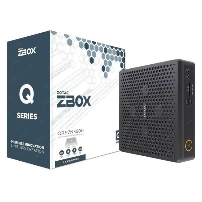 Zotac ZBOX Q <ZBOX-QRP7N3500-BE> (i7 13700HX, 2.1 ГГц, RTX3500,2xHDMI,  2xDP, 2x2.5GbLAN,WiFi,BT,2DDR5 SODIMM)