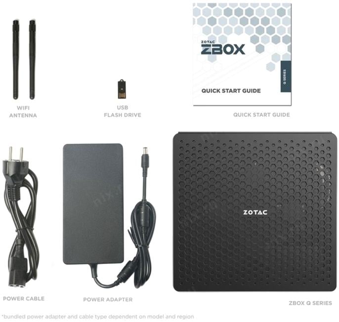 Zotac ZBOX Q <ZBOX-QRP7N3500-BE> (i7 13700HX, 2.1 ГГц, RTX3500,2xHDMI,  2xDP, 2x2.5GbLAN,WiFi,BT,2DDR5 SODIMM)