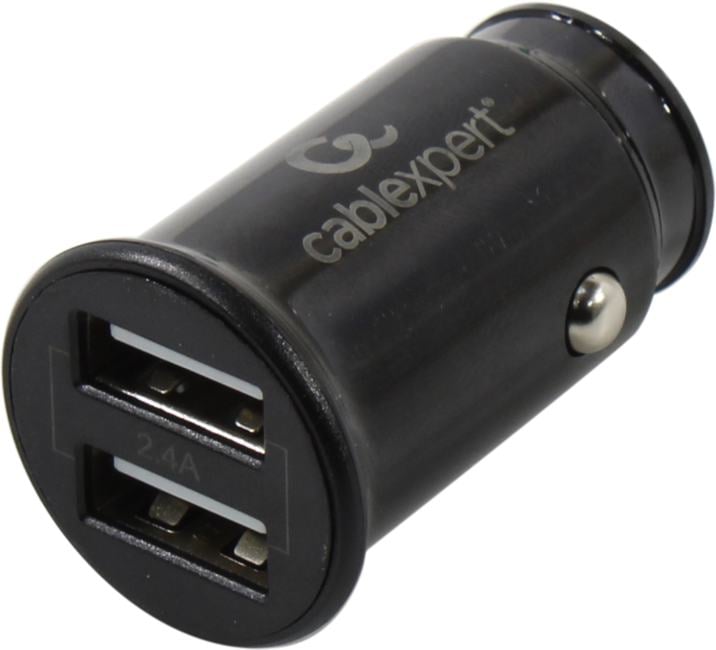 Cablexpert <MP3A-UC-CAR21> Автомобильное зарядное уст-во USB (Вх. DC12-24V, Вых.  DC5V, 12W, 2xUSB)