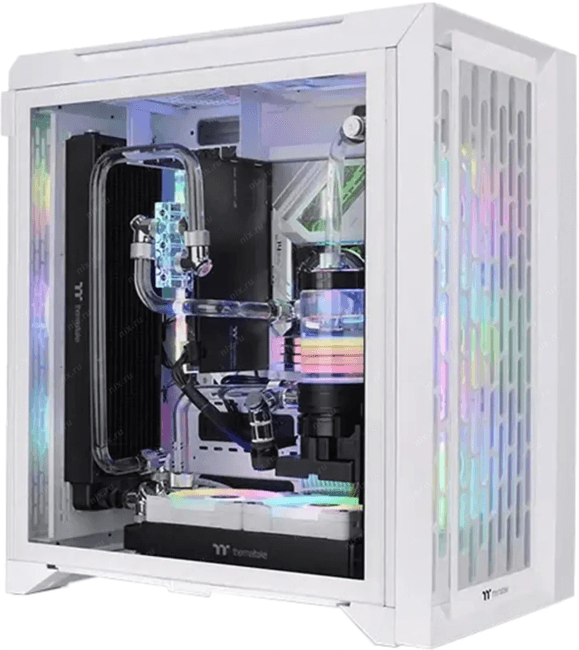 Miditower Thermaltake <CA-1X7-00F6WN-01> White CTE C700 TG ARGB Snow E-ATX  без  БП,  с окном