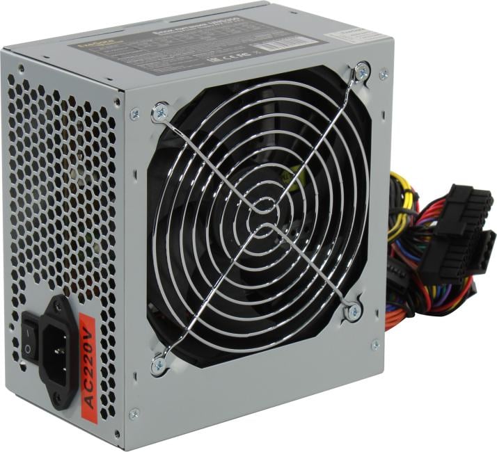 ExeGate ES261566RUS-PC Блок питания 350W UNS350 (ATX, PC, 12cm fan, 24pin, 4pin, 3xSATA, 2xIDE, FDD, кабель 220V в комплекте)