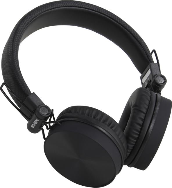 Наушники с микрофоном SVEN AP-B500MV <Black>(Bluetooth, беспроводные +  шнур 0.8м, Li-Ion)