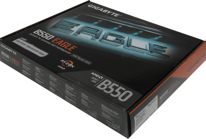 GIGABYTE B550 EAGLE (RTL) AM4 <B550> 5xPCI-E HDMI GbLAN SATA RAID  ATX  4DDR4
