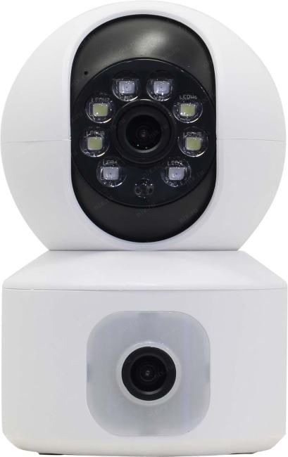 Orient <WF-208> (2xCam 1920x1080, f=3.6mm, WiFi, PTZ,  microSD, микрофон, LED)