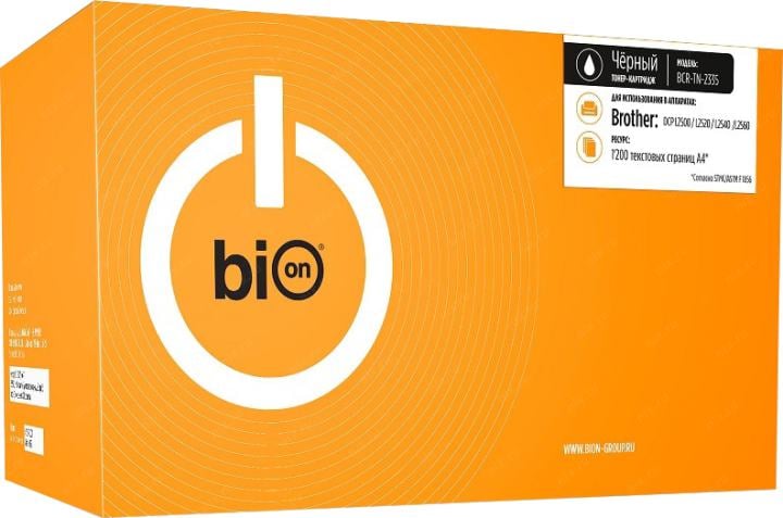 Картридж лазерный Bion TN-2335 для Brother DCP L2500/L2520/L2540/L2560, черный, 1200 стр.