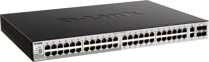 D-Link DGS-3130-54PS/B2A  Managed L3 Stackable Switch 48x1000Base-T  PoE,  2x10GBase-T