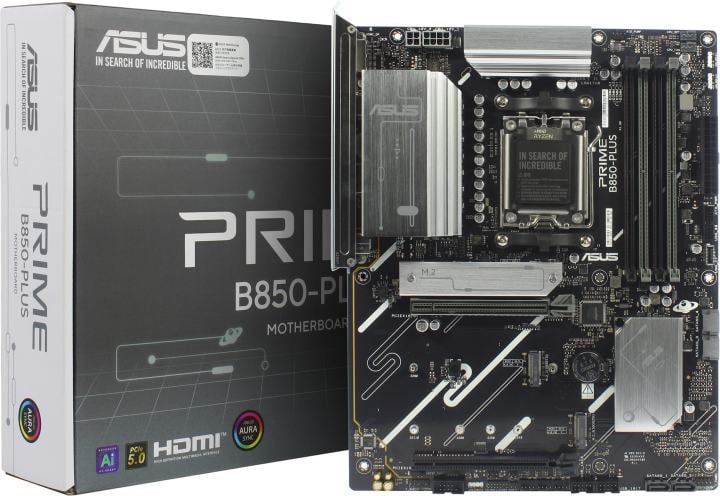 ASUS PRIME B850-PLUS (RTL) AM5 <B850> 2xPCI-E HDMI+DP 2.5GbLAN  SATA ATX 4DDR5