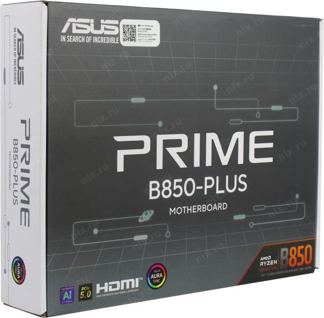 ASUS PRIME B850-PLUS (RTL) AM5 <B850> 2xPCI-E HDMI+DP 2.5GbLAN  SATA ATX 4DDR5