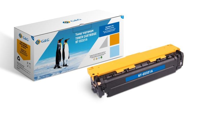 Картридж лазерный G&G NT-CE321A голубой (1300стр.) для HP LJ  Pro  CP1525n/CP1525nw/CM1415fn  MFP/CM1415fnw MFP
