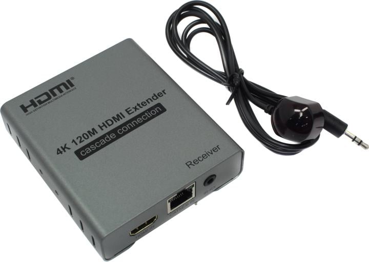 Orient <VE048-RX> HDMI IP Receiver (RJ45 -> HDMI 19F, до 120м,  передача ИК сигналов)