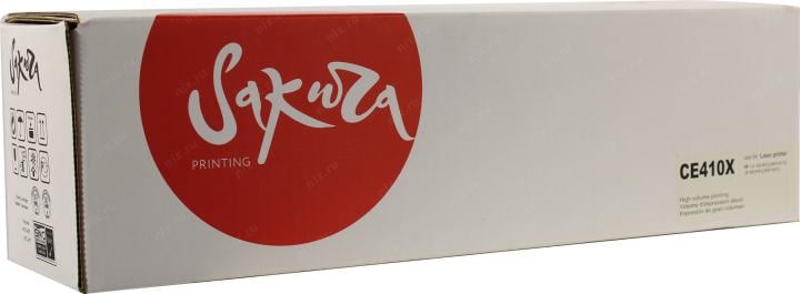 Картридж Sakura CE410X, для HP Color LJ Pro M351/375/451/475, черный