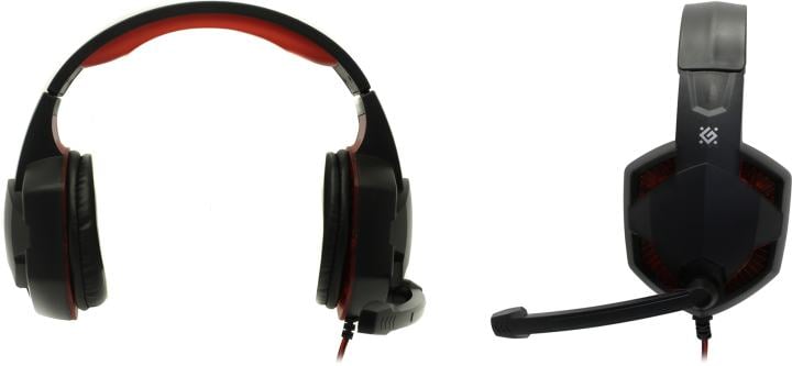 Наушники с микрофоном Defender Warhead G-370 (шнур 2м,  с  регулятором  громкости) <64037>