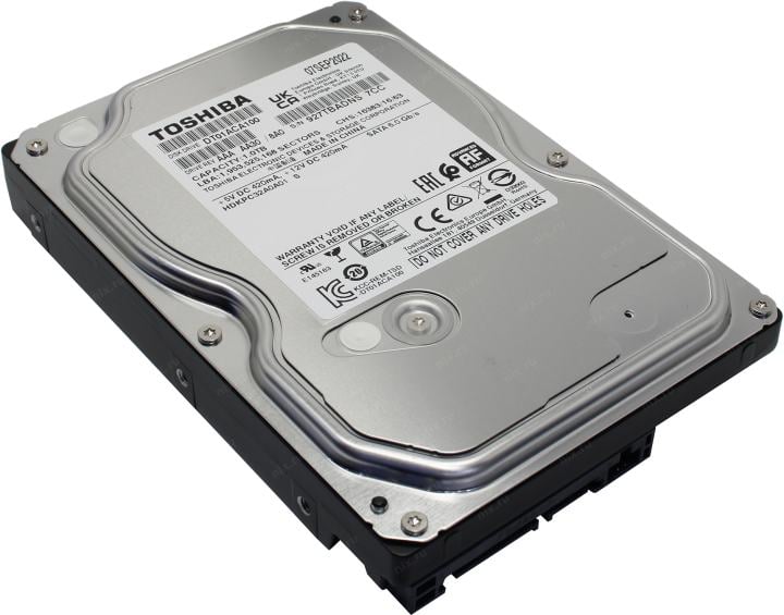 Жесткий диск Toshiba Desktop HDD DT01ACA100 1TB 3.5" SATA 6Gb/s, 7200rpm, 32MB, Bulk (424052)