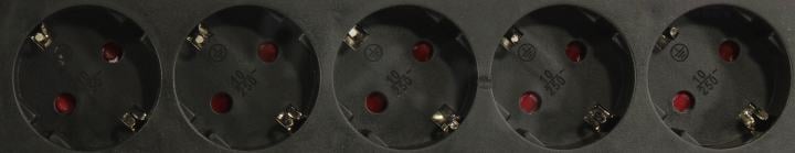 Сетевой фильтр SVEN SF-05E Black <1.8м>  (5 розеток) <021559>