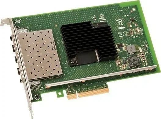 Сетевой адаптер Intel Ethernet Converged Network Adapter X710-DA4, 10Gb Quad Ports SFP+, open optics, transivers not included, LP and FH brackets included (analog X710DA4G2P5, X710DA4FHBLK, EX710DA4G1P5)