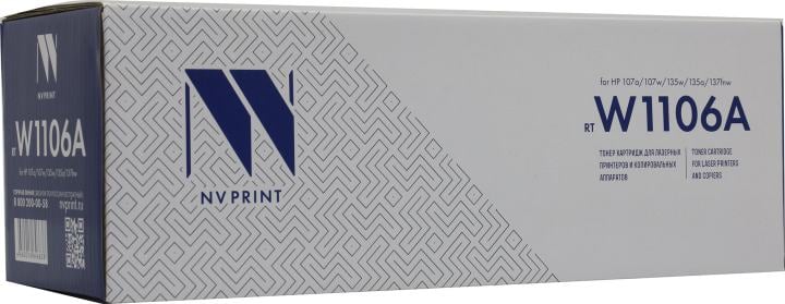 Картридж NV-Print W1106A Black для  HP  107/135/137