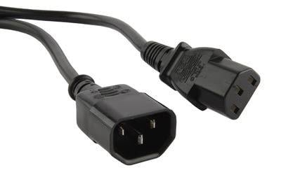 Hyperline <PWC-IEC13-IEC14-3.0-BK> Кабель UPS -> устройство 220V (IEC-320-C13--  > IEC-320-C14) 3м