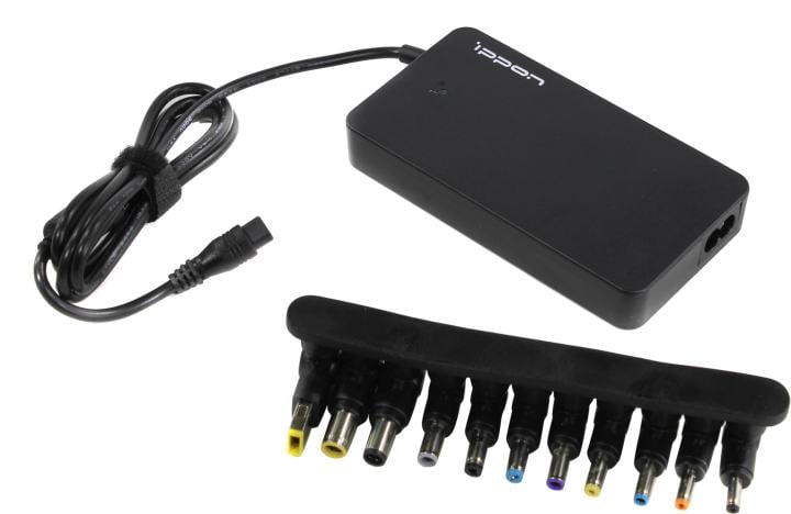 Ippon S90U блок питания (18.5-20V, 90W, USB)  +11 сменных разъёмов