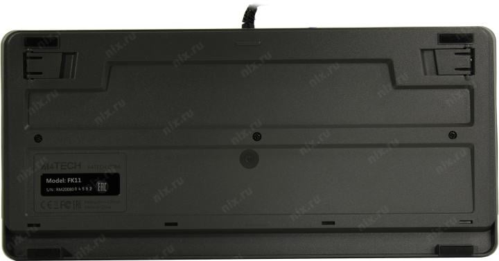 Клавиатура A4Tech Fstyler FK11  Grey <USB> 86КЛ