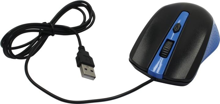 Мышь проводная Smartbuy ONE 352 сине-черная 800/1200/1600 dpi / SBM-352-BK