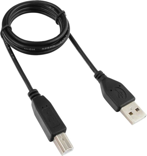 GCC-USB2-AMBM-1M Кабель USB2.0 Гарнизон GCC-USB2-AMBM-1M, AM/BM,  медь,  1м,  черн, пакет