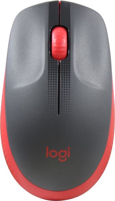 Logitech Wireless Mouse M190 Red <910-005926> (RTL) USB  3btn+Roll,  беспроводная