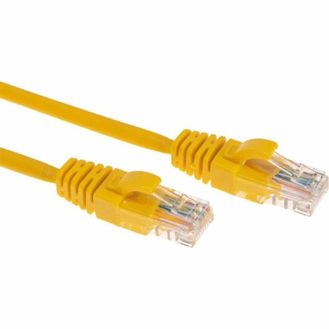 Rexant (02-0295-05) Патч-корд U/UTP, CAT 6, RJ45-RJ45, 26AWG, LSZH,  желтый,  0,5м