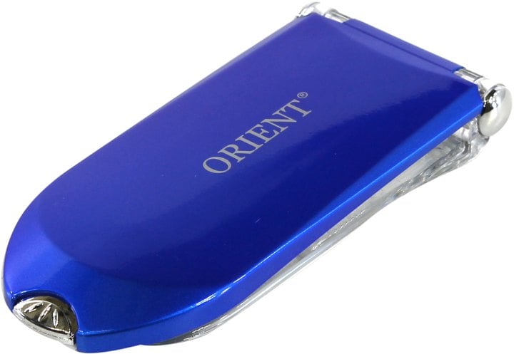 ORIENT LB-011 Светодиодная подсветка для книг с выключателем, питание от батарейки,ligh-blue