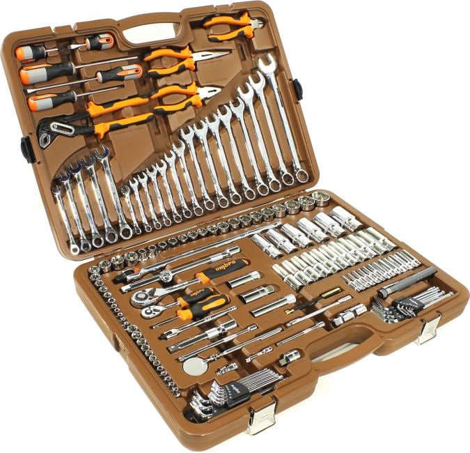 Набор инструмента Ombra OMT141S, 141 предмет, 1/4"+3/8"+1/2" DR