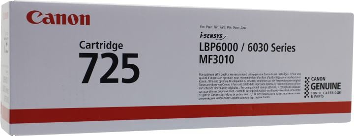 Картридж Canon 725  для LBP6000 серии/MF3010