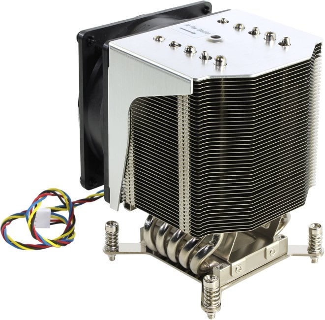 Кулер для серверного процессора Supermicro SNK-P0050AP4, 92 мм, 3800 об/мин, 38 дБ, 4 pin PWM, 165 Вт, LGA 2011, 105x93x126 мм