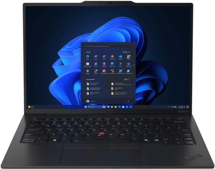 Ноутбук Lenovo ThinkPad X1 Carbon G13 Aura Edition - 14", 1920x1200 (WUXGA), 500-nit, Intel Core Ultra 7 265U 2400MHz, LPDDR5X 16 ГБ, SSD 1 ТБ, Intel Graphics, Bluetooth, Wi-Fi, FPR, чёрный, Windows 11 Pro 64 (английская), 21NXS0PU00