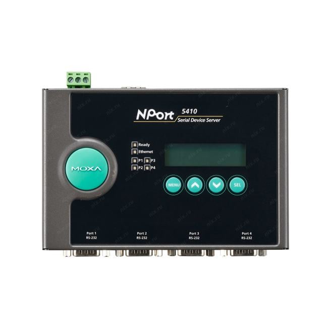 Переходник MOXA NPort 5410, 4×RS-232, 1×10/100BaseTX