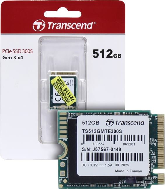 SSD 512 Gb M.2 2230 M Transcend  300S  <TS512GMTE300S>