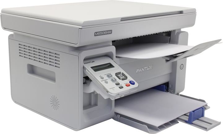 Pantum M6506NW (A4, 22стр/мин, 128Mb, LCD, лазерное МФУ, USB2.0,  сетевой,  WiFi)