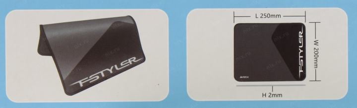 A4Tech FStyler <FP20 Black>  (коврик  для  мыши, 250x200x2мм)