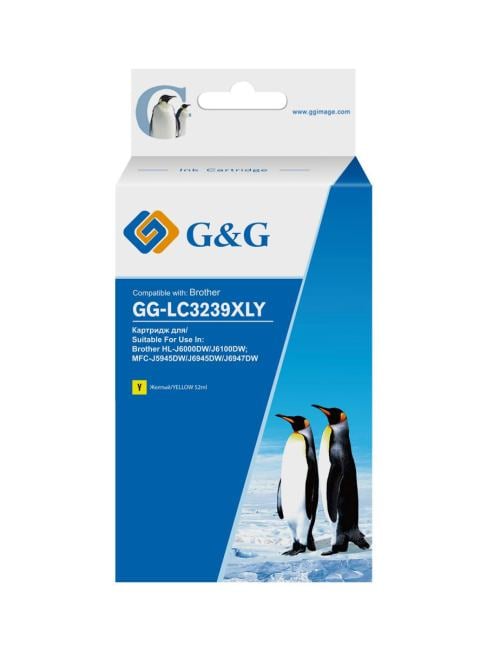 Картридж G&G GG-LC3239XLY Yellow  для Brother HL-J6000DW/J6100DW
