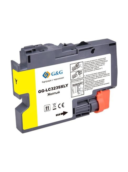 Картридж G&G GG-LC3239XLY Yellow  для Brother HL-J6000DW/J6100DW