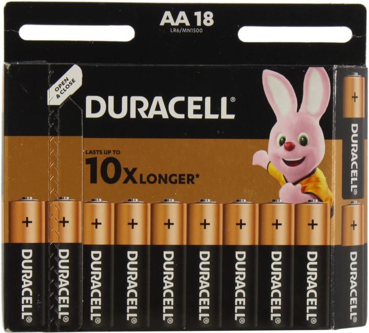 Duracell PROFESSIONAL MN2400-18 (LR03) Size AAA, 1.5V,щелочной  (alkaline)  <уп.  18 шт>