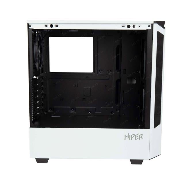 Корпус Hiper PW81 белый без БП ATX 4x120mm 2xUSB2.0  2xUSB3.0  audio  bott PSU