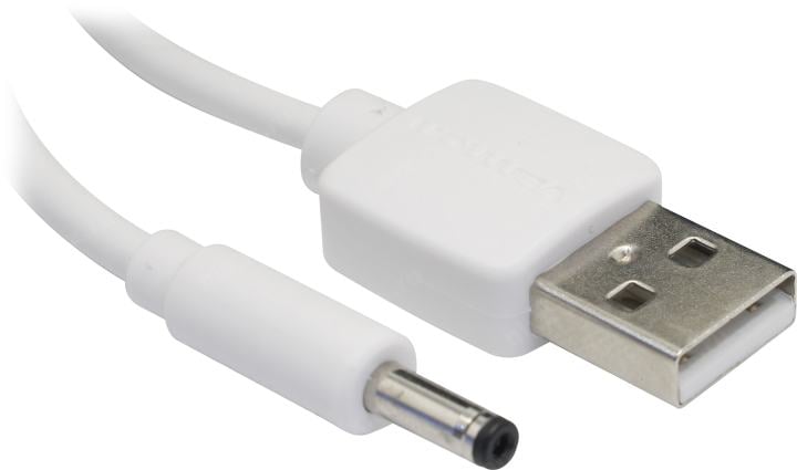 Кабель питания USB Vention CEXWF (USB A - Jack 3.5мм, для аудио, 1м, белый)